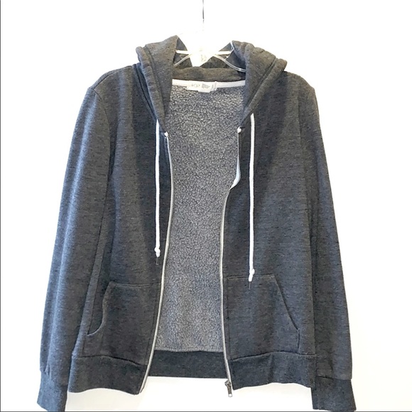 Forever 21 Drawstring Hood Sweat Jacket - Picture 5 of 14